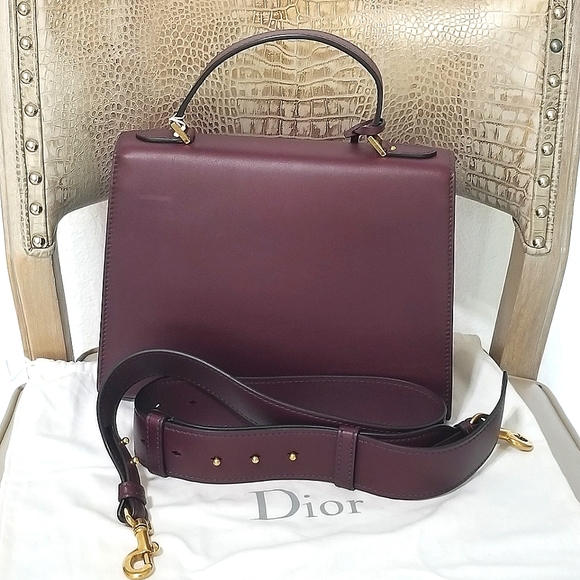 Gorgeous Christian Dior Dioraddict Top handle Leather satchel Handbag - Picture 9 of 16